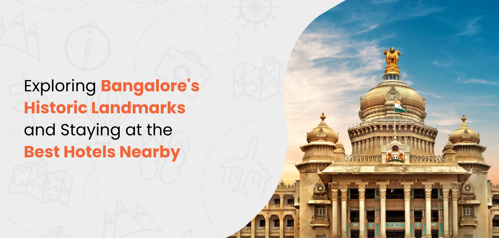 Bangalore&#039;s iconic landmarks and nearby hotels for a memorable stay.